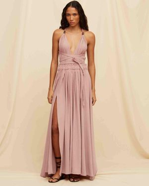 Caravana Hera Dress Artisanal Cotton - Pink