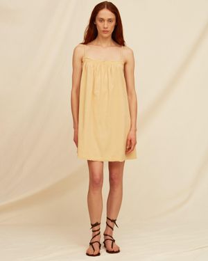 Caravana Jaalij Dress Artisanal Cotton - Natural