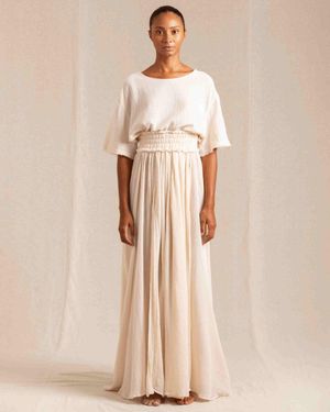 Caravana Uuchben Skirt Cotton Gauze - Natural