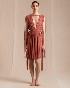 Caravana Jochol Dress Fine Cotton Gauze - Natural