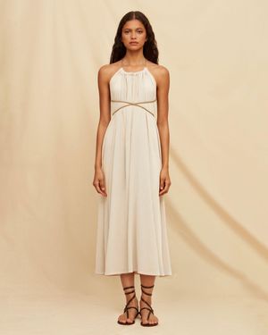 Caravana Allin Dress Cotton Gauze - Natural