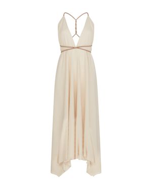 Caravana Yatzil Dress Artisanal Cotton - White