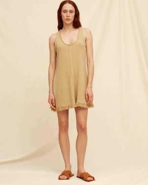 Caravana Xoda Mini Dress Cotton Jute - Brown