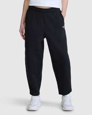 Champion Barrel Leg Fleece Pant - Black