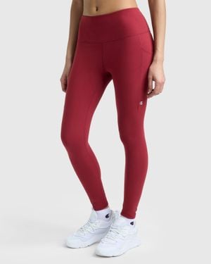 Champion Leggings, C Logo - Red