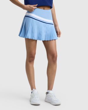 Champion Country Club Pleated Skort, C Logo - Blue