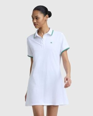 Champion Off The Court Polo Dress, C Logo - Blue