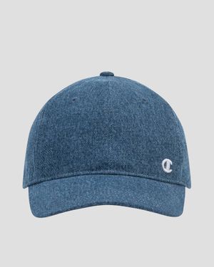 Champion Glen Denim Adjustable Baseball Cap - Blue