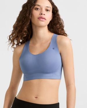 Champion Absolute Lift Sports Bra, C Logo - Blue