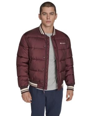 Champion Midweight Quilted Retro Puffer - Red