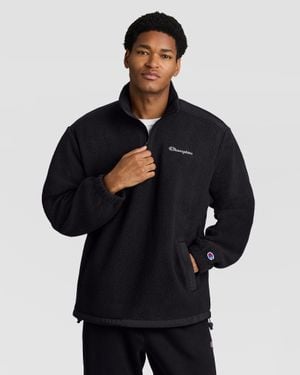 Champion Polar Fleece Quarter Zip - Black
