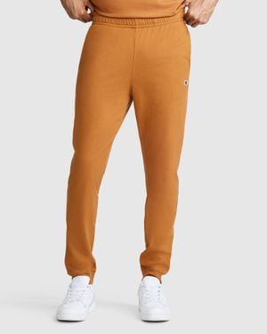 Champion Lightweight Lounge Sweatpants, C Logo - Orange