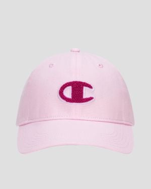 Champion Amber Chenille Adjustable Baseball Cap - Pink