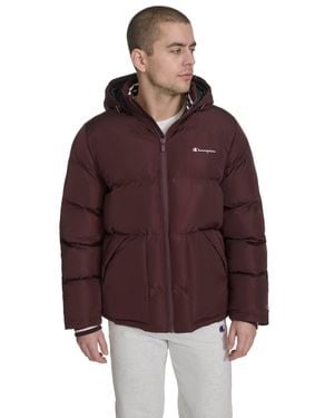Champion Peformance Puffer Hoody - Red