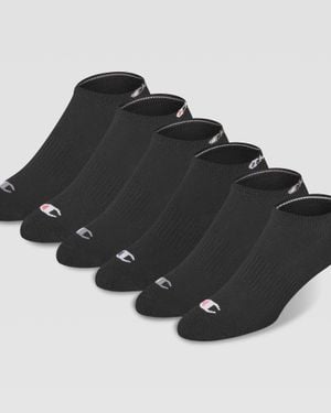 Champion 6Pk Cushion Low Cut - Black