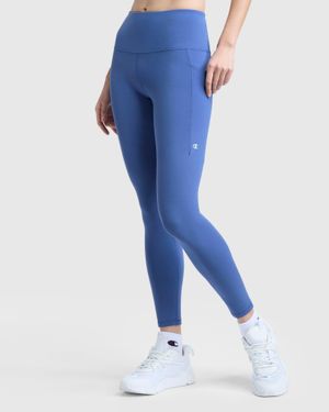 Champion Leggings, C Logo - Blue