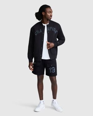 Champion Fleece Baseball Jacket - Black