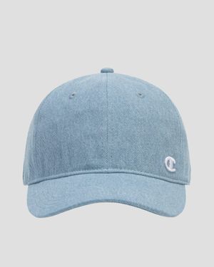 Champion Glen Denim Adjustable Baseball Cap - Blue