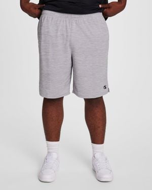 Champion 10" Sport Shorts, Moisture Wicking - Gray