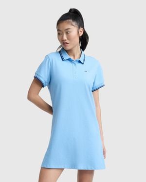 Champion Off The Court Polo Dress, C Logo - Blue