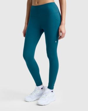 Champion Leggings, C Logo - Blue
