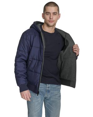 Champion Reversbile Hooded Puffer - Blue