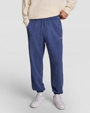 Champion Modern Retro Washed Pant, C Logo - Blue