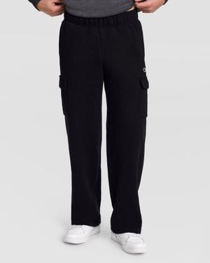 Champion Fleece Cargo Pant, C Logo - Blue