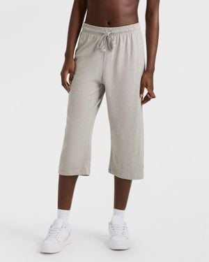 Champion Lightweight Lounge Capri Pants, C Logo - Multicolor