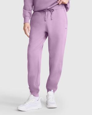 Champion Powerblend Sweatpants, C Logo - Purple