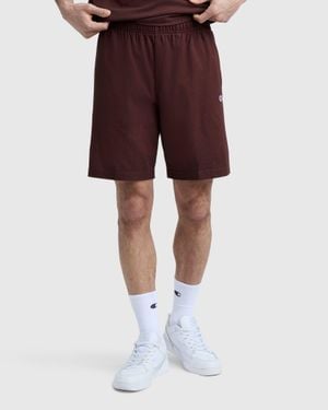 Champion 9" Lightweight Lounge Shorts, C Patch Logo - Purple