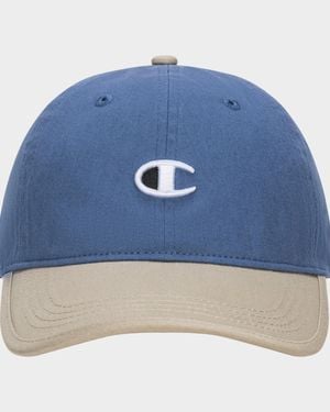 Champion Briggs Washed Cotton Twill Adjustable Baseball Cap - Blue