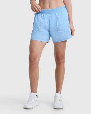 Champion 5" Courtside Short, C Logo - Blue