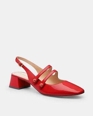 COACH Winley Mary Jane Mit Slingback - Rot