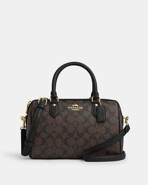 COACH Rowan Satchel Bag - Black