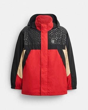 COACH Convertible Windbreaker - Red