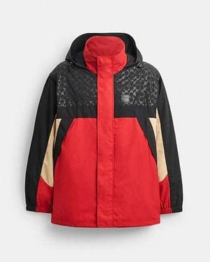 COACH Convertible Windbreaker - Red