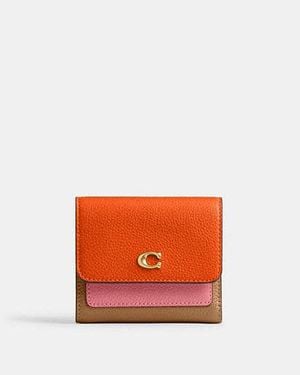 COACH Mila Small Flap Wallet - Red