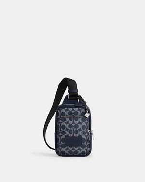 COACH Racer Sling Pack With Charms - Black
