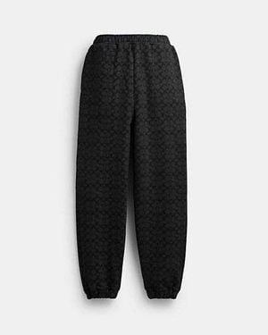 COACH Essential Signature Joggers - Black
