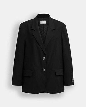 COACH Blazer With Turnlocks - Black