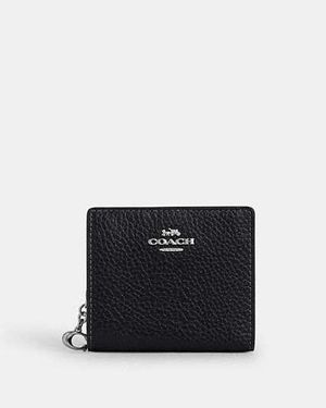COACH Snap Wallet - Negro