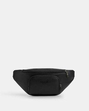 COACH Riñonera Pequeña Racer - Negro