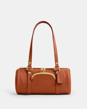 COACH Kisslock Barrel Bag 28 - Black