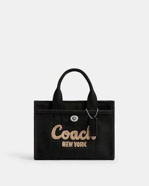 COACH Cargo Tote Bag 20 - Black