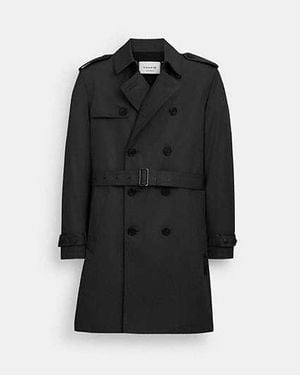 COACH Trench Coat - Black