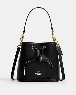 COACH Rowan Beuteltasche Mit Tasche Für Frauen - Schwarz