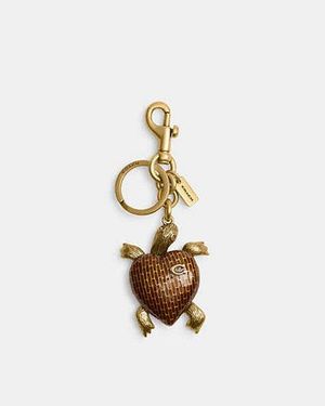 COACH Turtle Bag Charm - Black