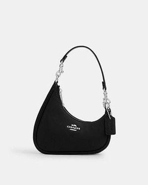 COACH Mini Twisted Teri Bag Charm - Black