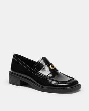 COACH Patent Leather Shoes Type 'Loafers' - Black